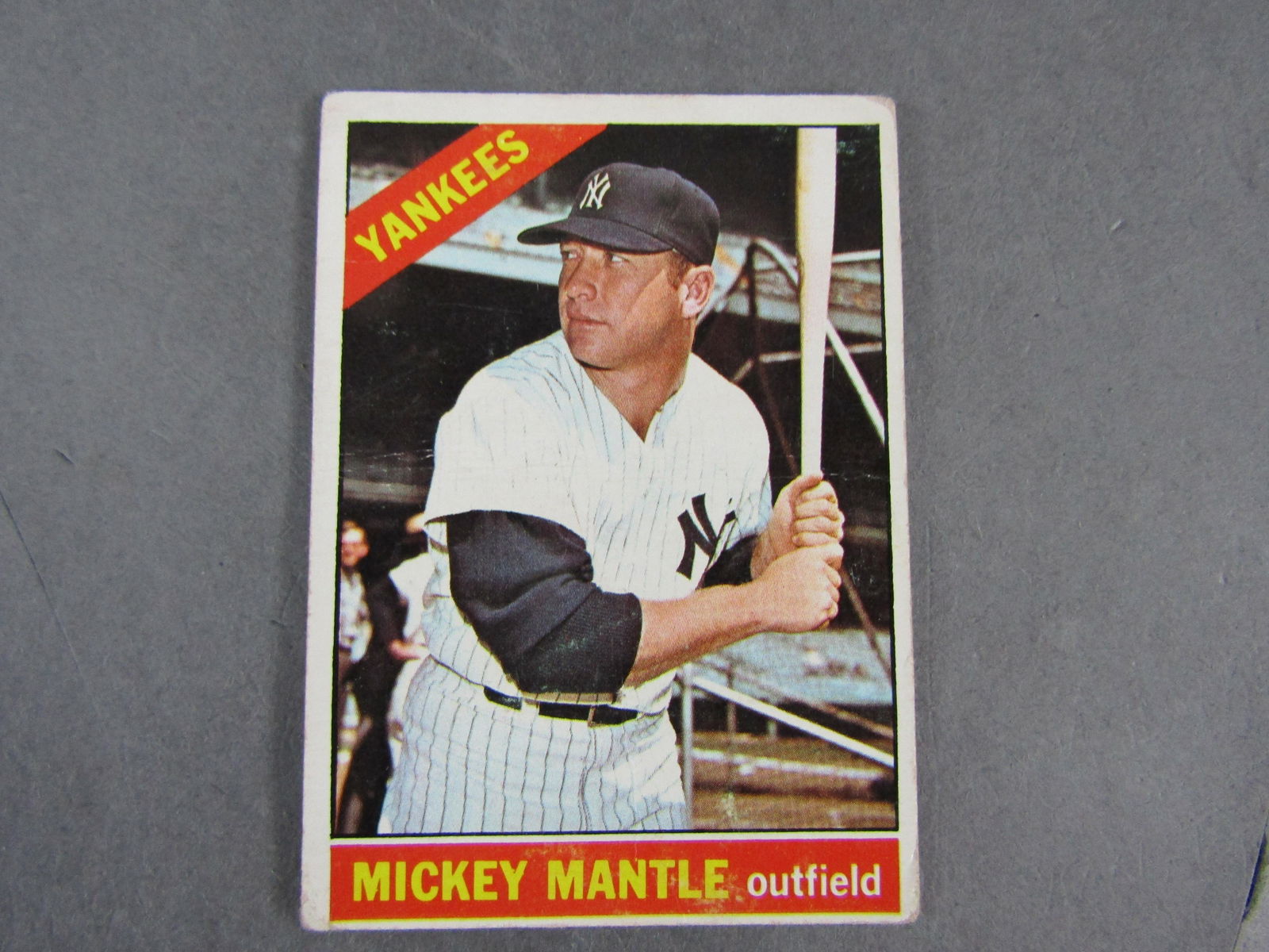1966 Topps #50: Mickey Mantle (1 of 2)