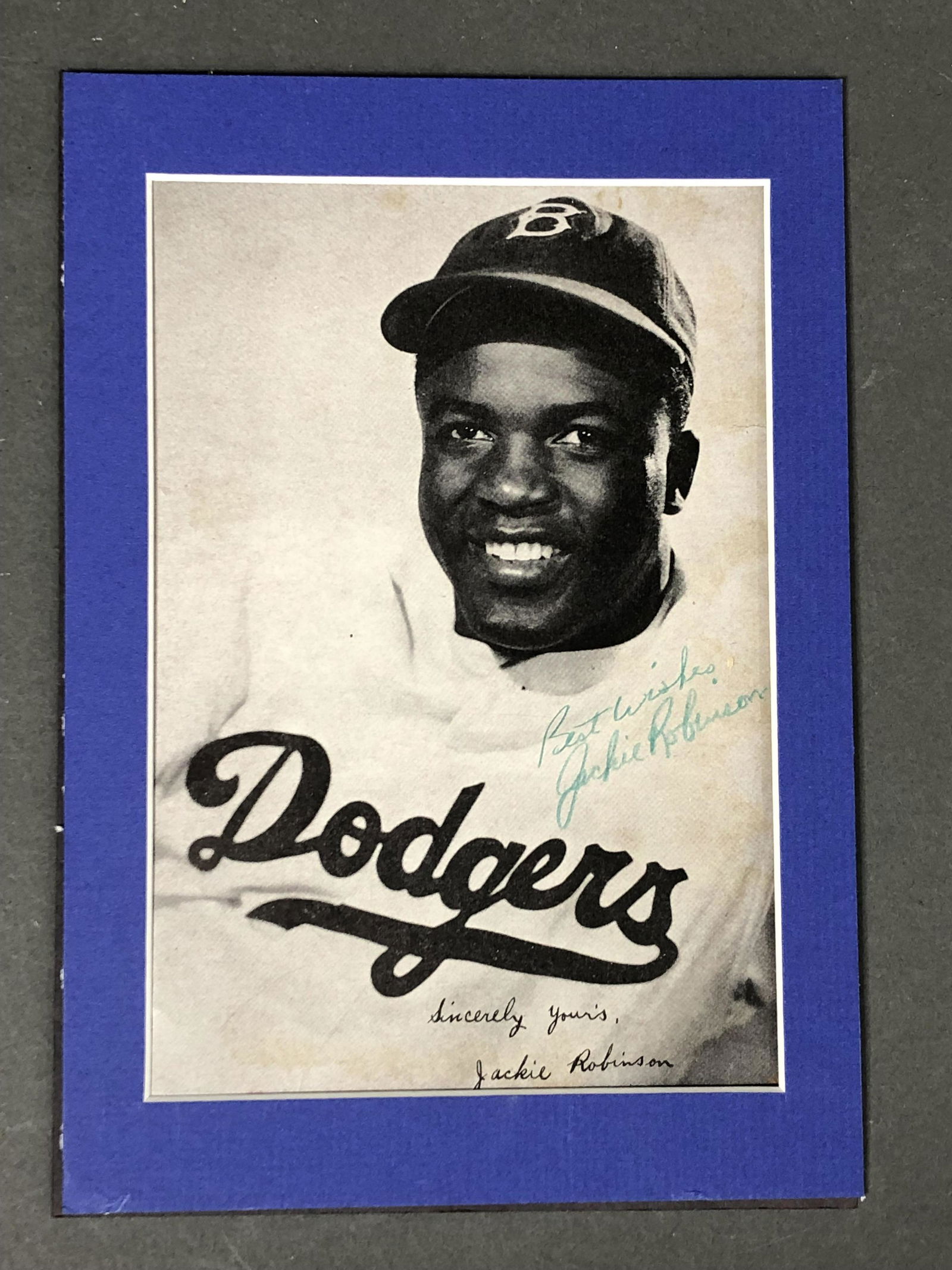 Jackie Robinson Signed Photograph (1 of 4)