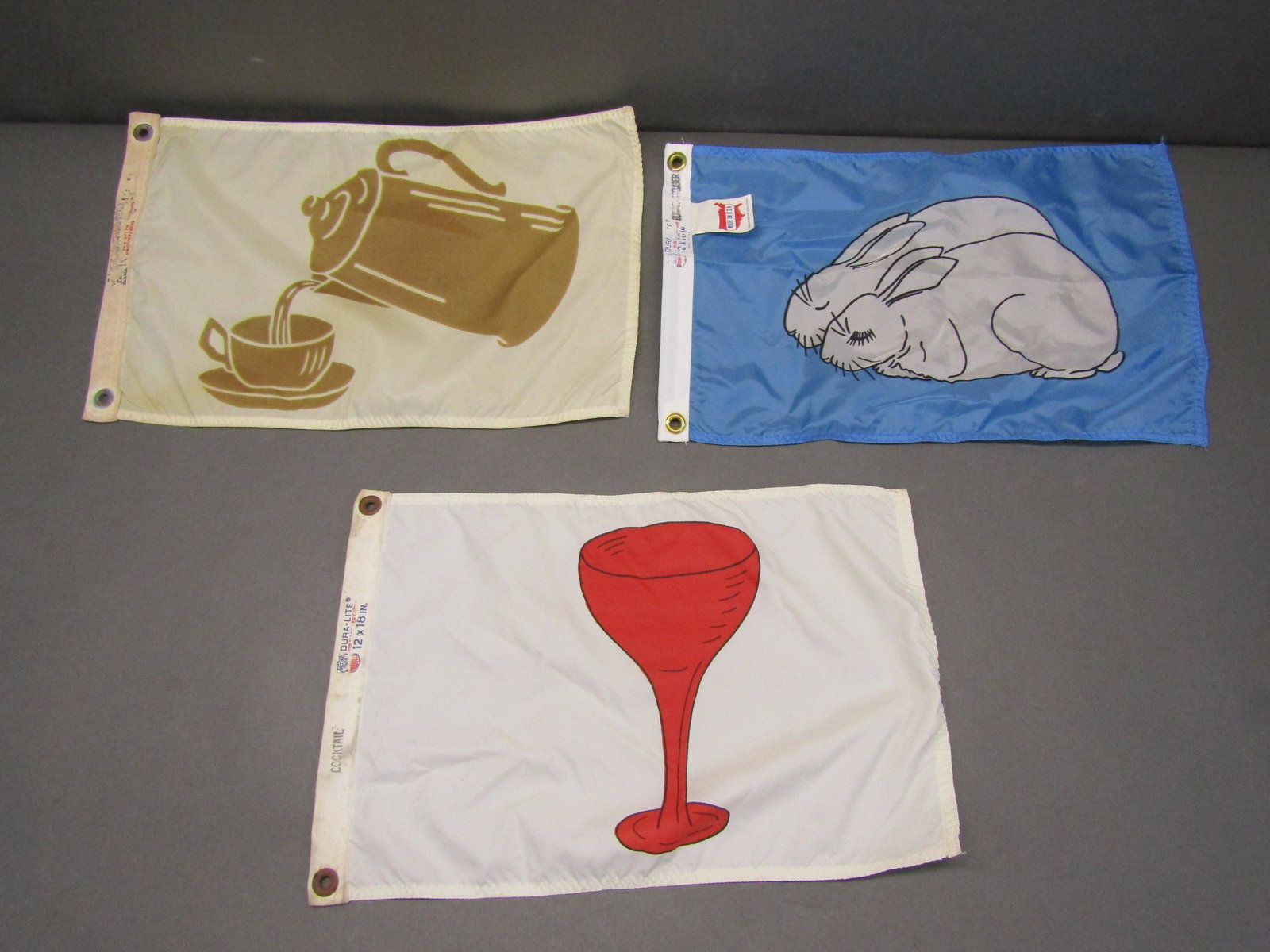 FLAGS: "Nautical Flags": Most 12" x 18"