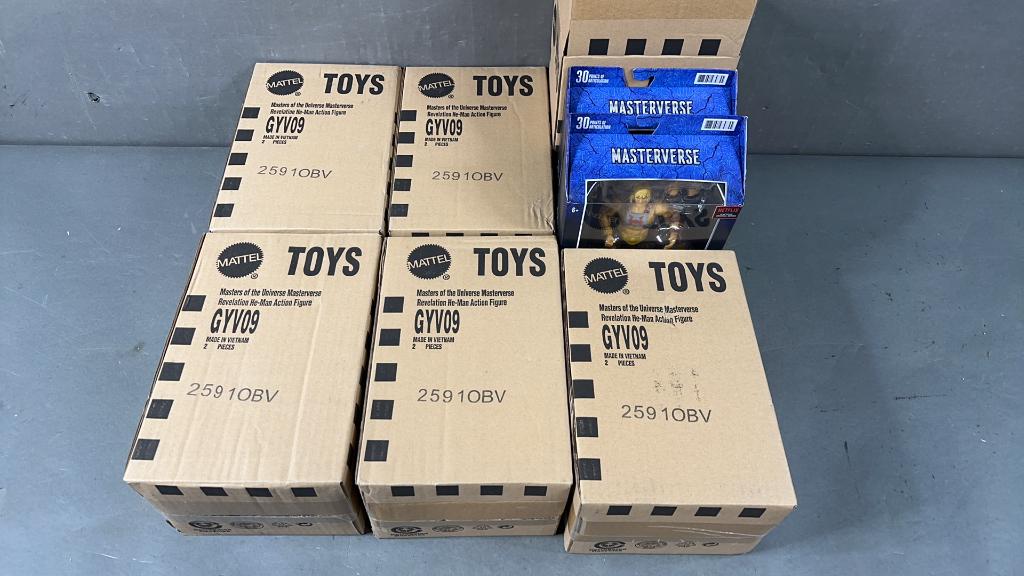 12pc MOTU Revelation He-Man Action Figures: Each Box Has 2 Figures (6 Boxes) Every Figure Is The Same