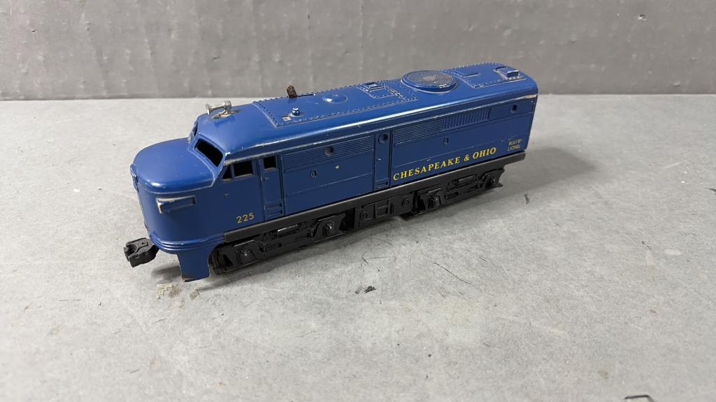 Vtg Lionel Train Engine 225 Chesapeake & Ohio: Tested Working