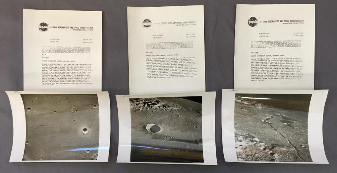 Apollo 10 Lunar Surface original numbered photographs (1 of 2)