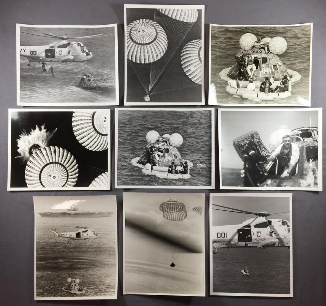 Apollo 17 Splash Down and Recovery force in the Pacific (1 of 2)