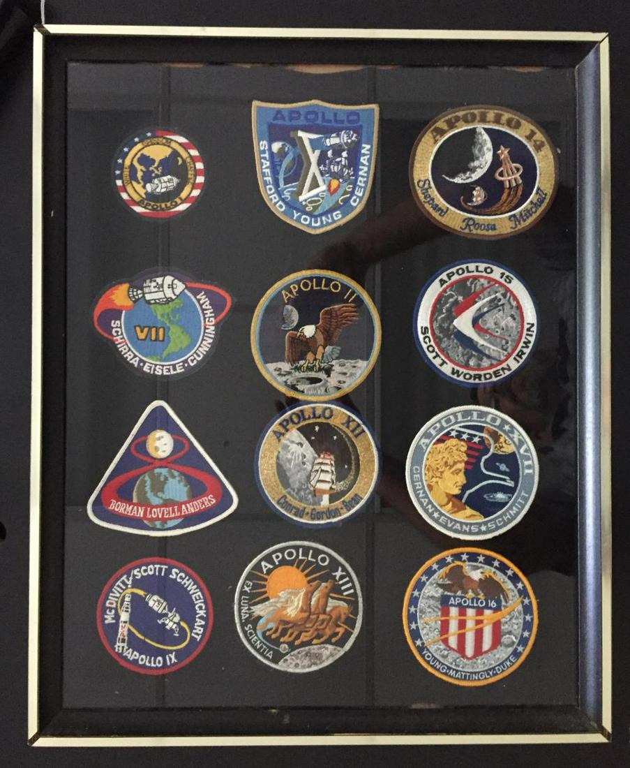 APOLLO 1-11 USA ORIGINAL AB Emblem MINT 17 Mission PATCH NASA COLLAGE