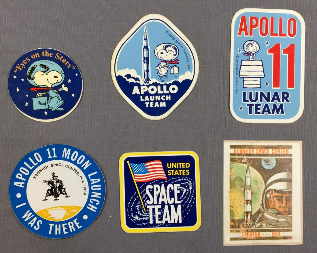 Apollo 11 Rare and Vintage Vinyl Decals (1 of 2)
