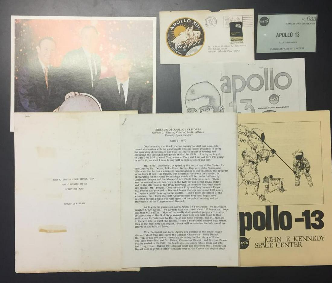 Apollo 13 public affairs items (1 of 5)