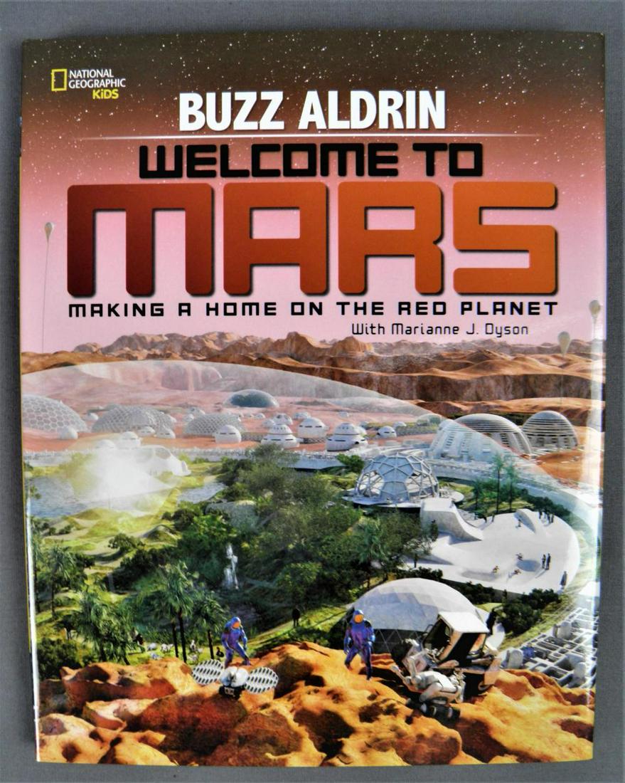 'Welcome to Mars' Book - Buzz Aldrin Signed (1 of 4)