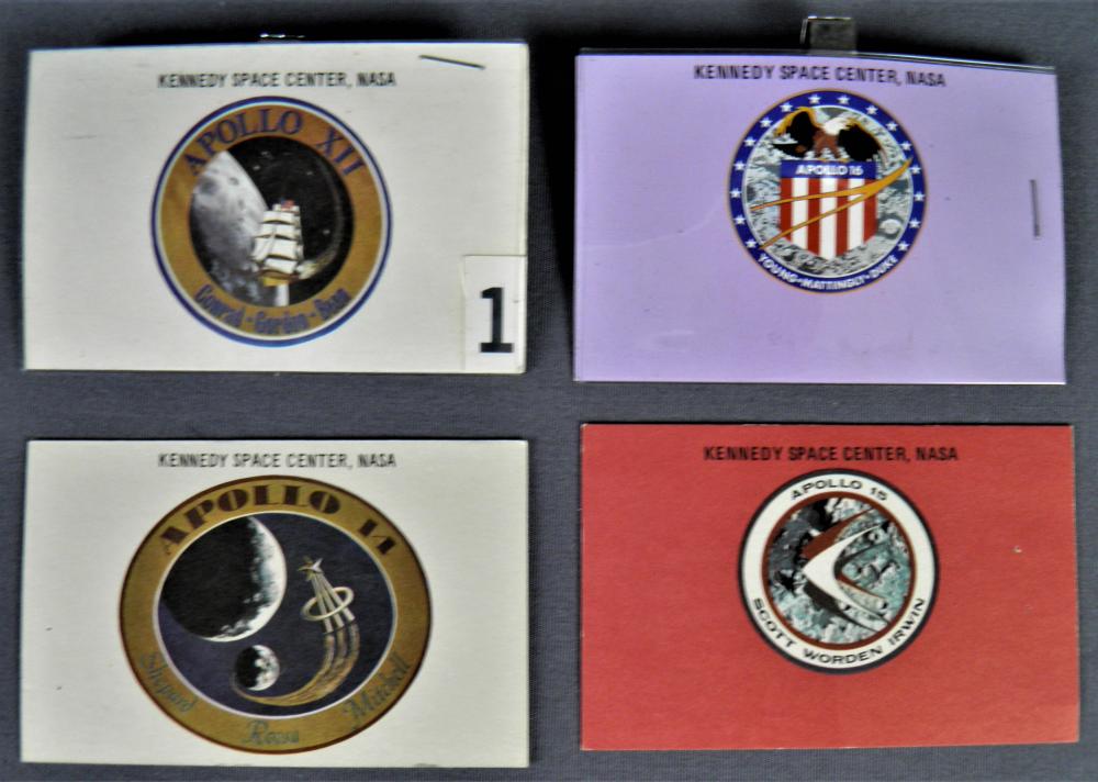 4 - Launch VIP Viewing Badges for Apollo 12, 14, 15 and (1 of 2)