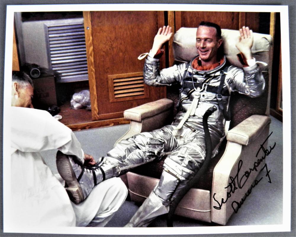 Humorous Scott Carpenter Signed Photograph (1 of 2)
