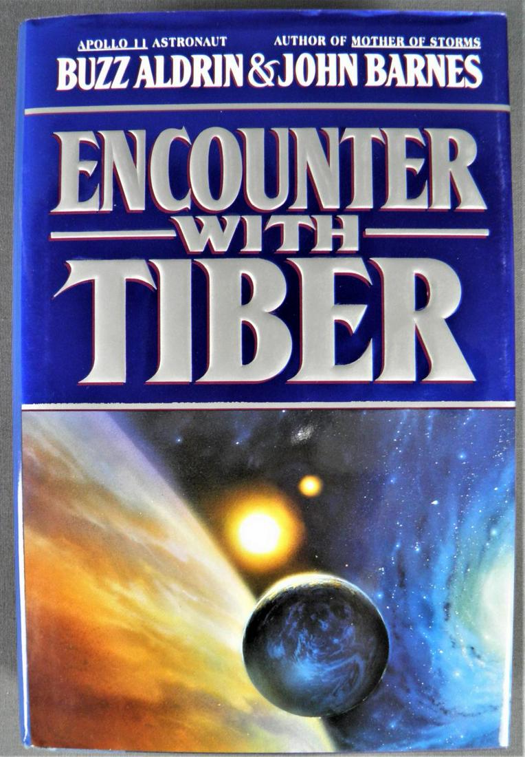 Buzz Aldrin't "Encounter with Tiber" Signed Book (1 of 3)