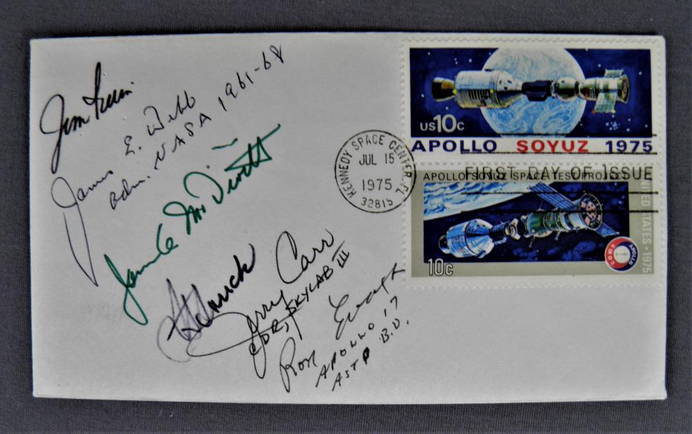 ASTP Event Cover Signed by 5 NASA Notables (1 of 1)