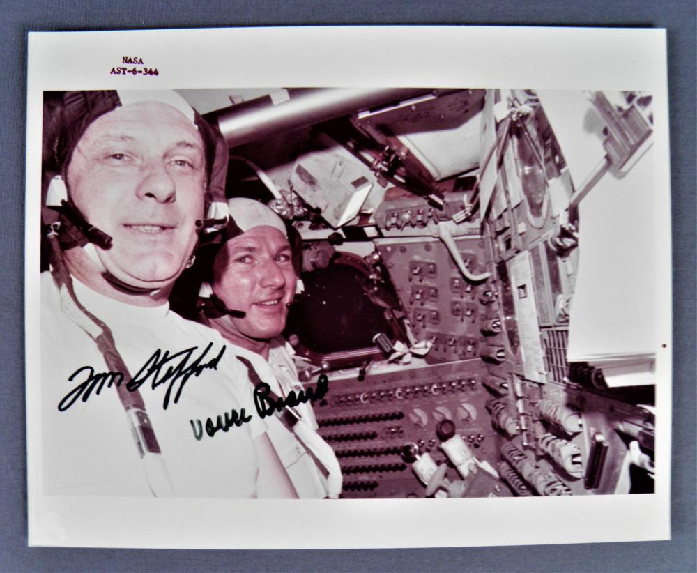 Apollo Soyuz Test Project Red Numbered NASA Photograph (1 of 2)