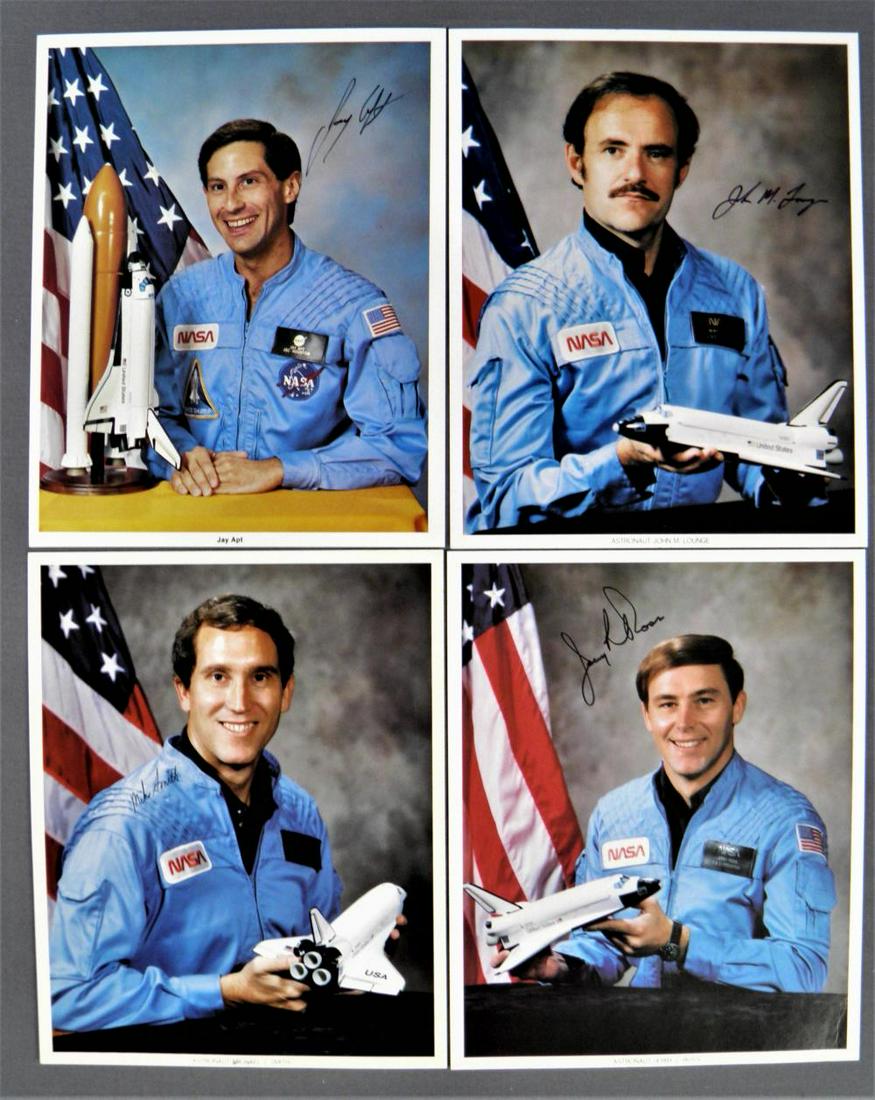 4 - Astronaut Portrait Signed Lithographs (1 of 4)