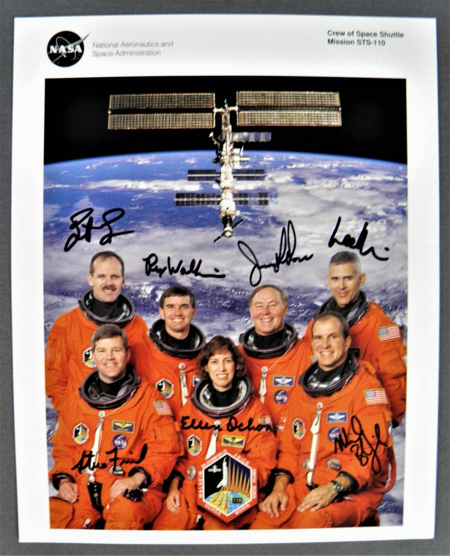 STS-110 Crew Signed Lithograph (1 of 2)