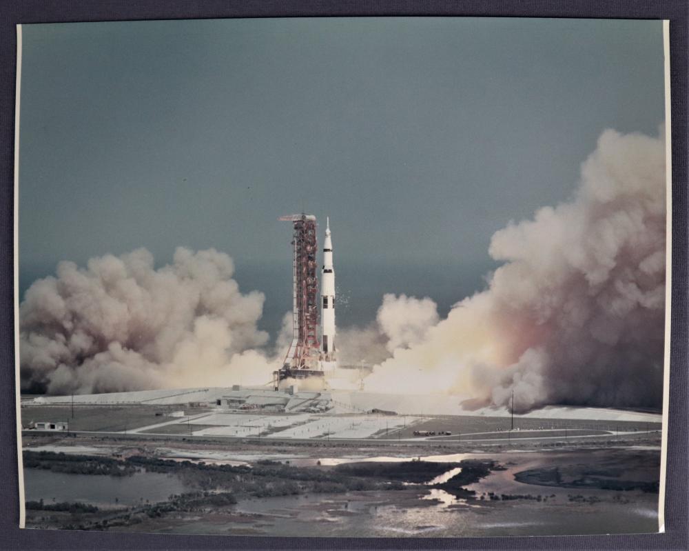 Apollo 16 11" x 14" Lift Off Photograph (1 of 2)