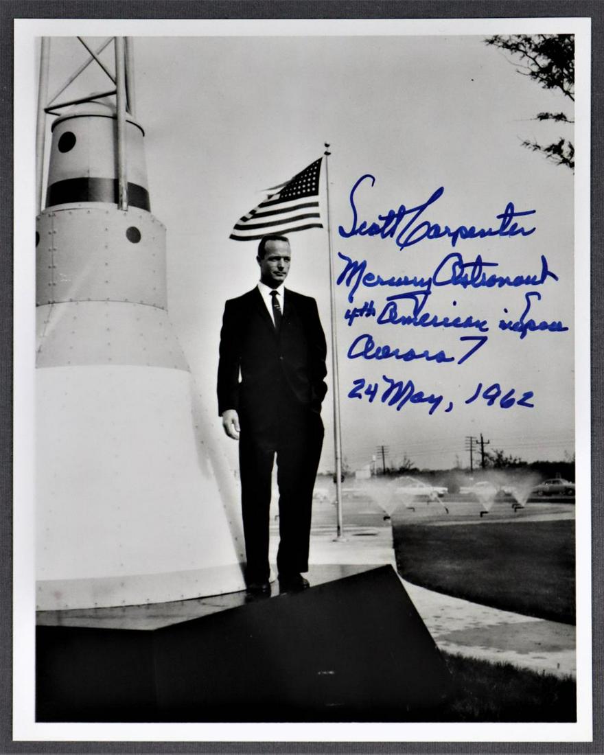 Scott Carpenter Signed Vintage Photograph (1 of 2)