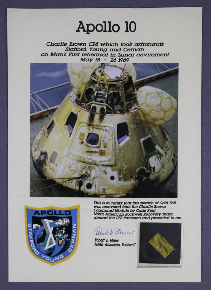 Apollo X Flown Kapton Foil on Display (1 of 4)