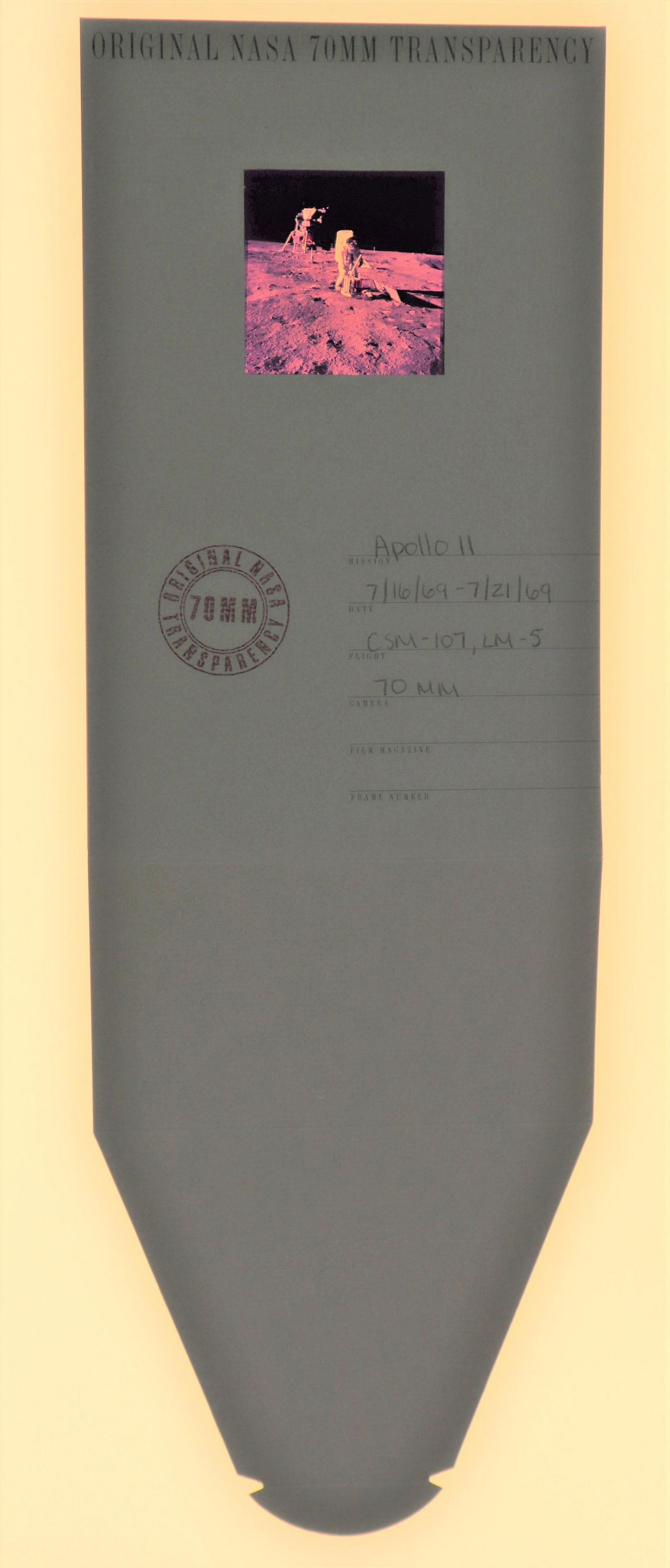 Apollo 11 70mm Lunar Surface Transparency (1 of 5)