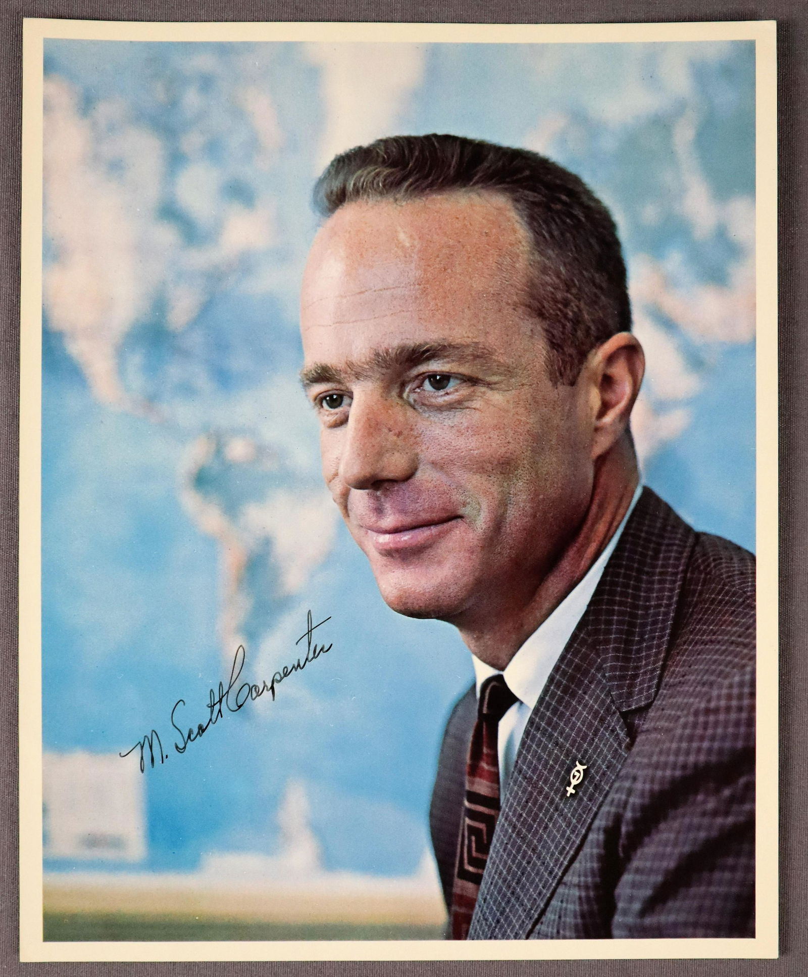 Scott Carpenter Vintage Signature Lithograph (1 of 2)