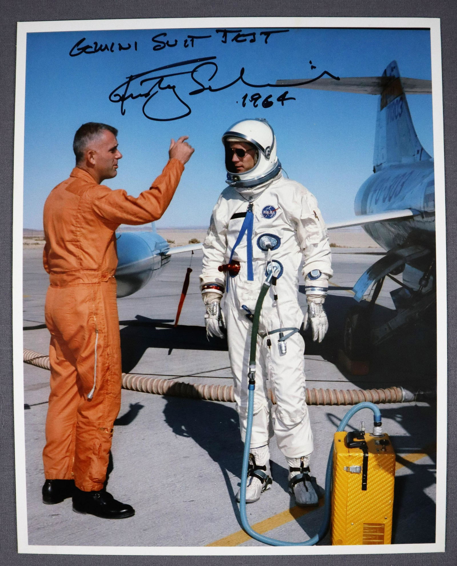 Rusty Schweickart Signed Gemini Photograph (1 of 2)