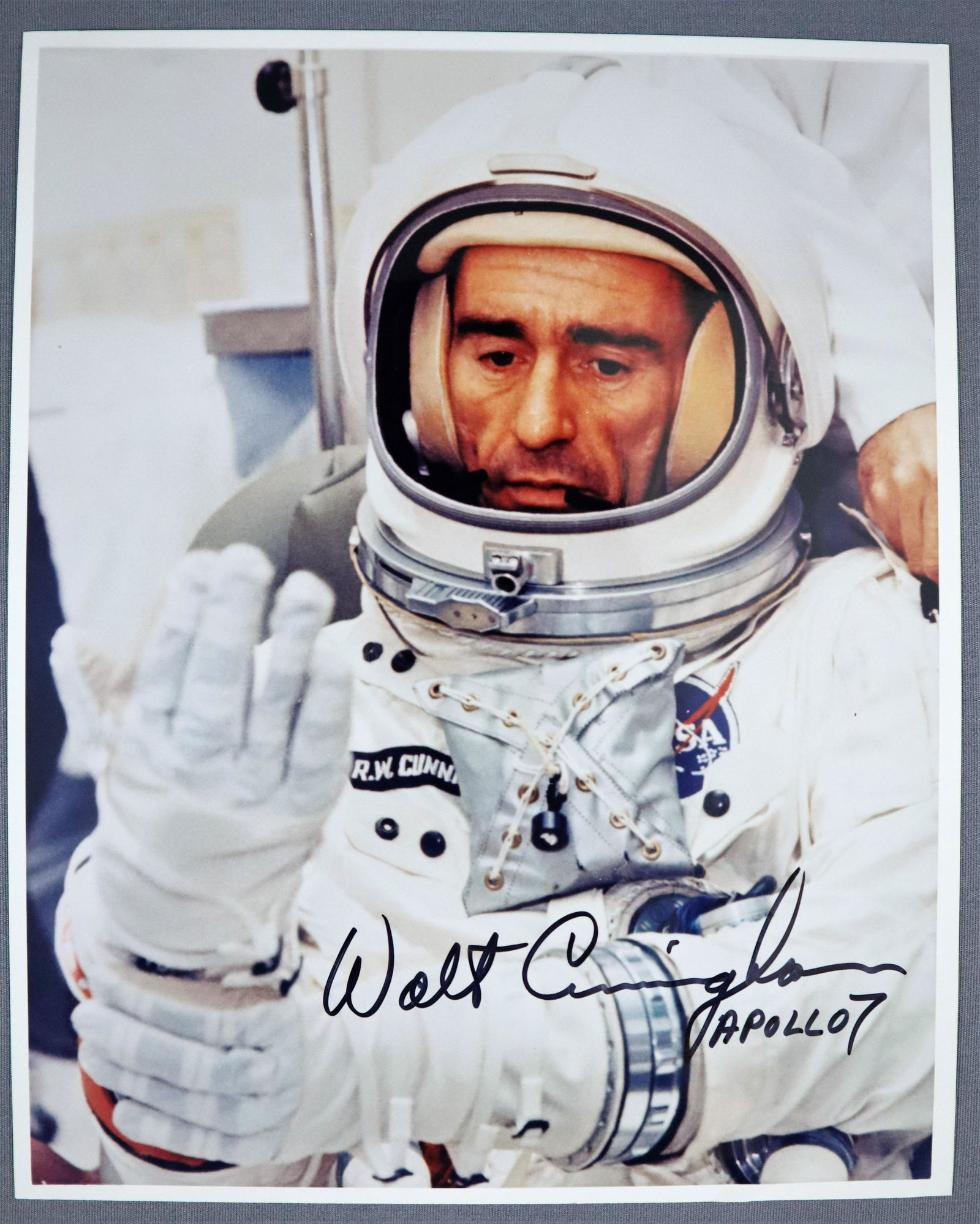 Walt Cunningham Signed Gemini Photograph (1 of 2)