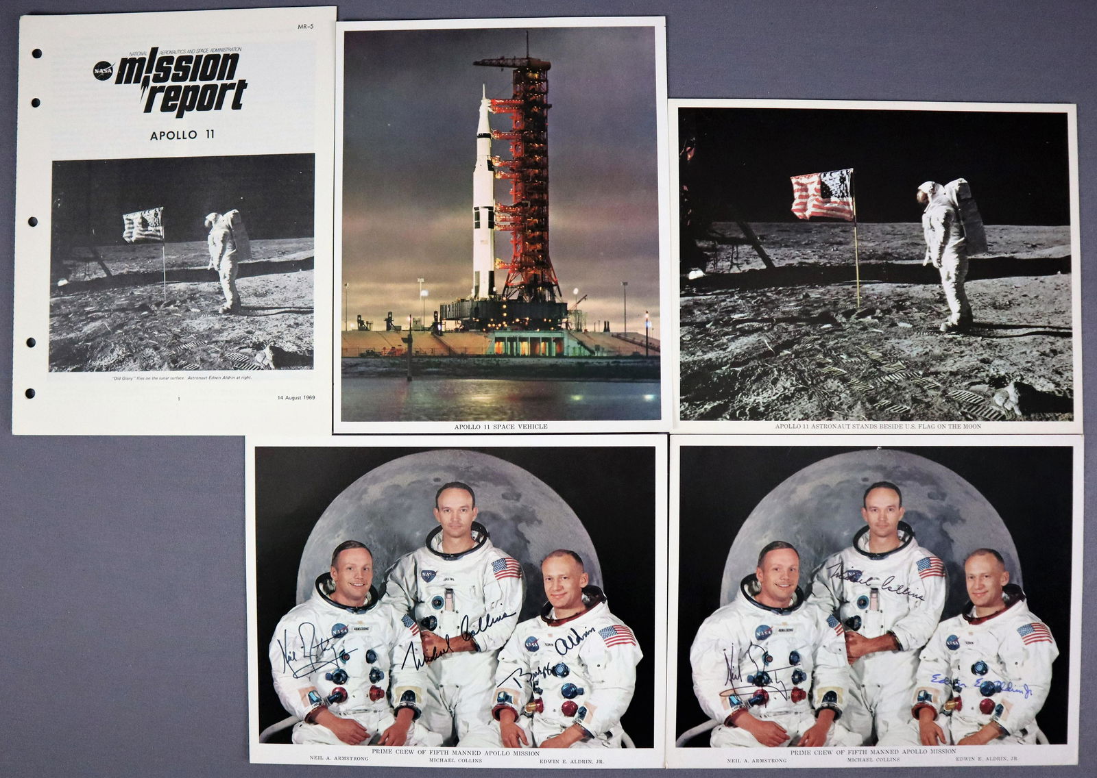 Apollo 11 Crew Signed Autopen & More (1 of 6)