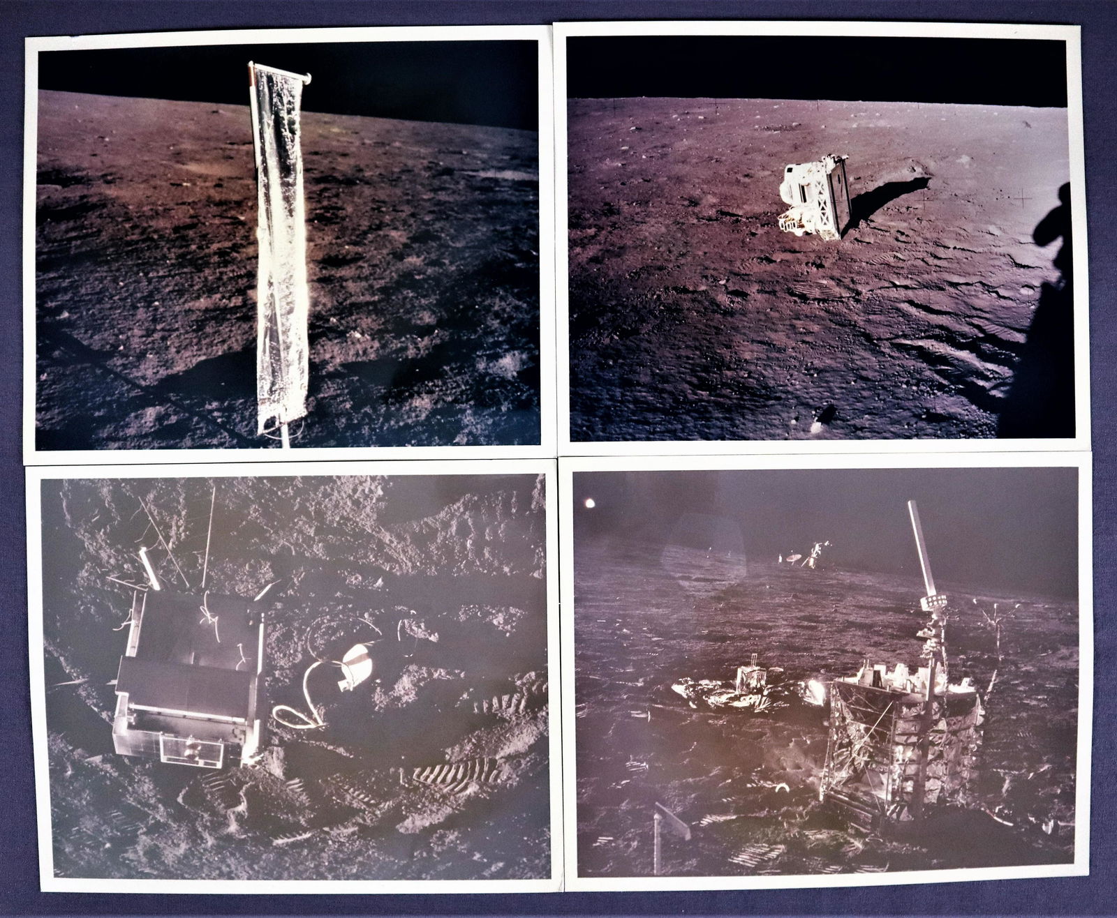 4 - Apollo 12 Original Lunar Surface Photographs (1 of 2)