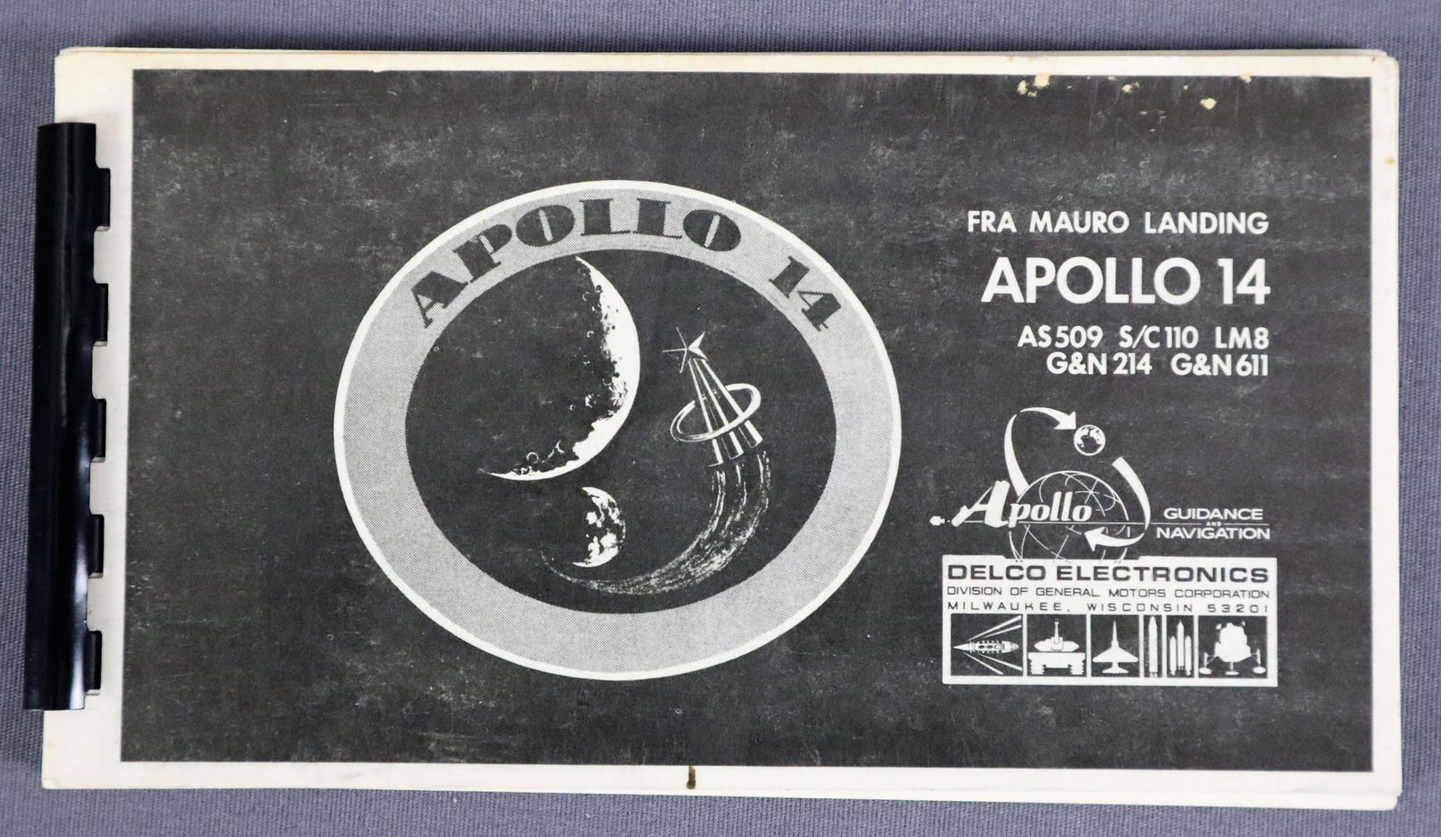 Apollo 14 Delco Guidance & Navigation Pocket Reference (1 of 5)
