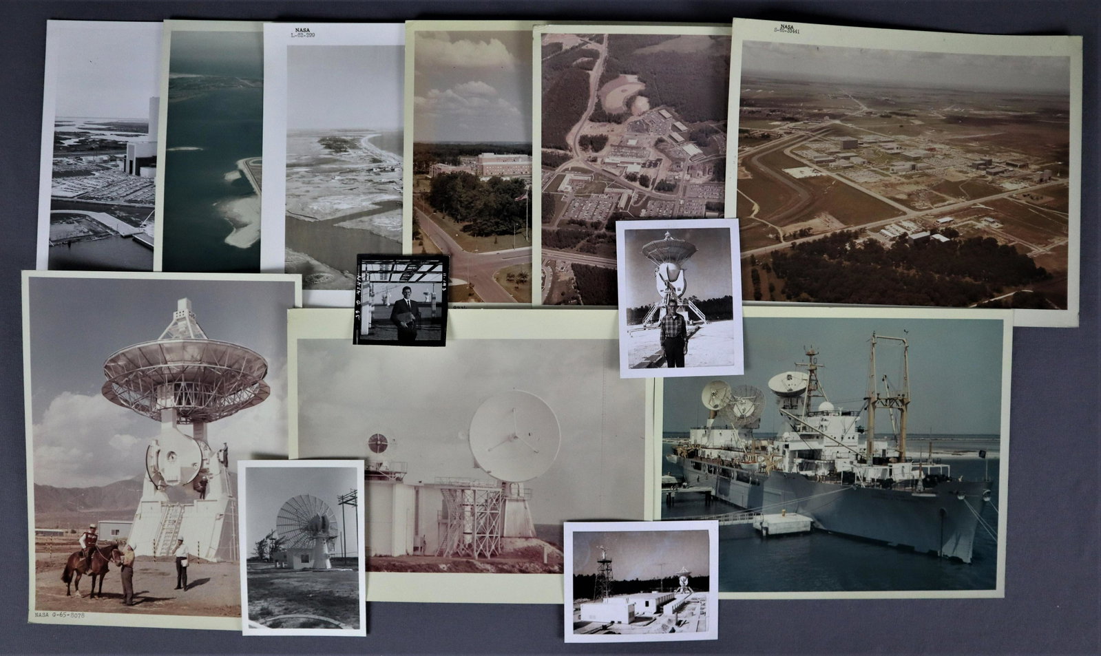Vintage NASA Facility Photographs 1960s: Vintage and original NASA facility photographs. Some on 'A' Kodak Paper, some are numbered, many are black and white. Most measure 8" x10" but a few are smaller in size. A nice selection and all in ve