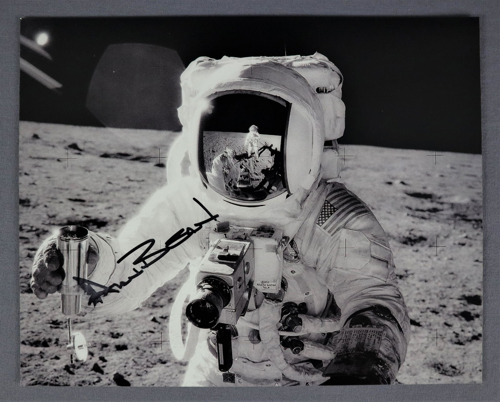 Alan Bean Signed Lunar Surface Photograph (1 of 2)