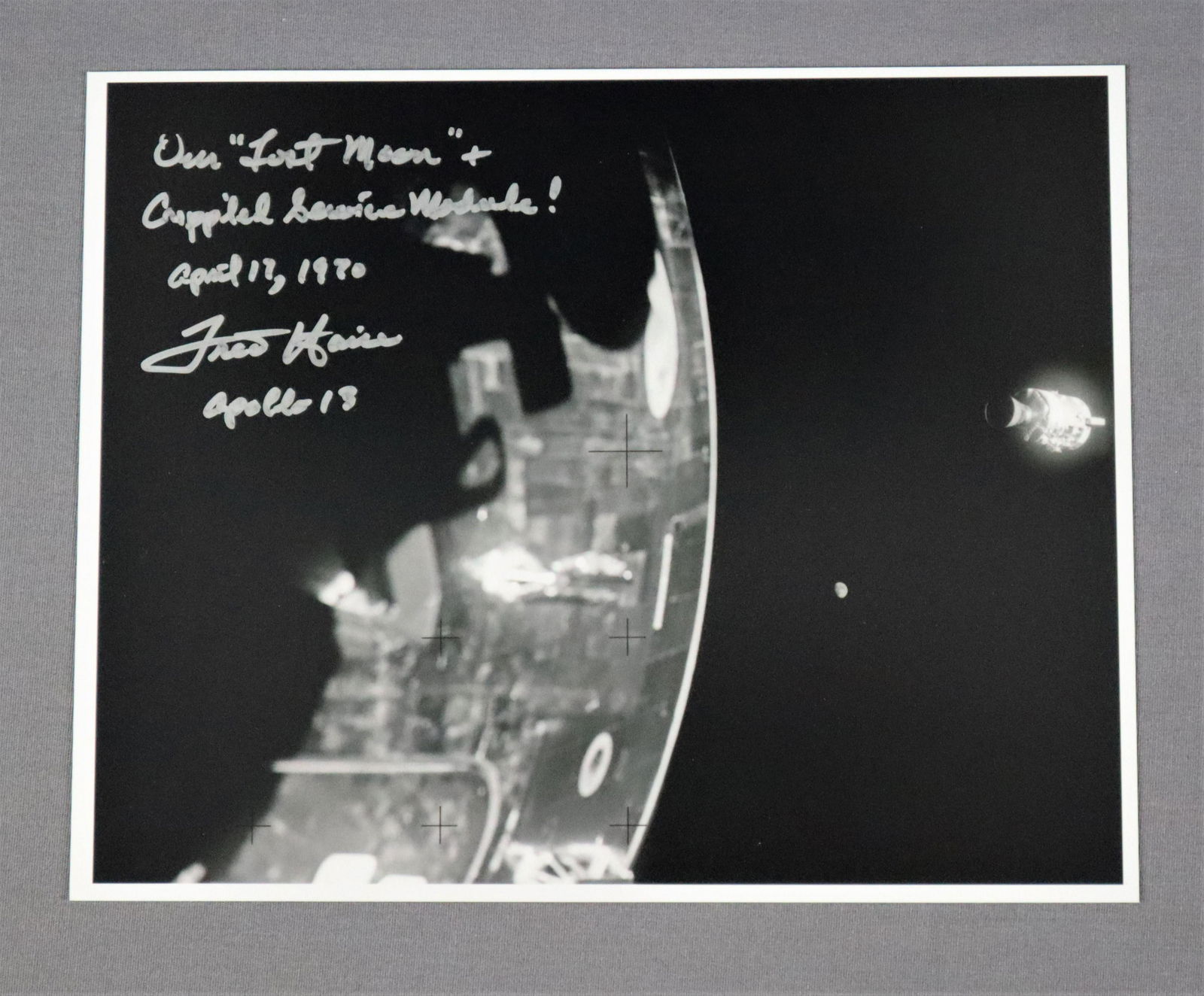 Fred Haise Signed "Lost Moon" Photograph (1 of 2)