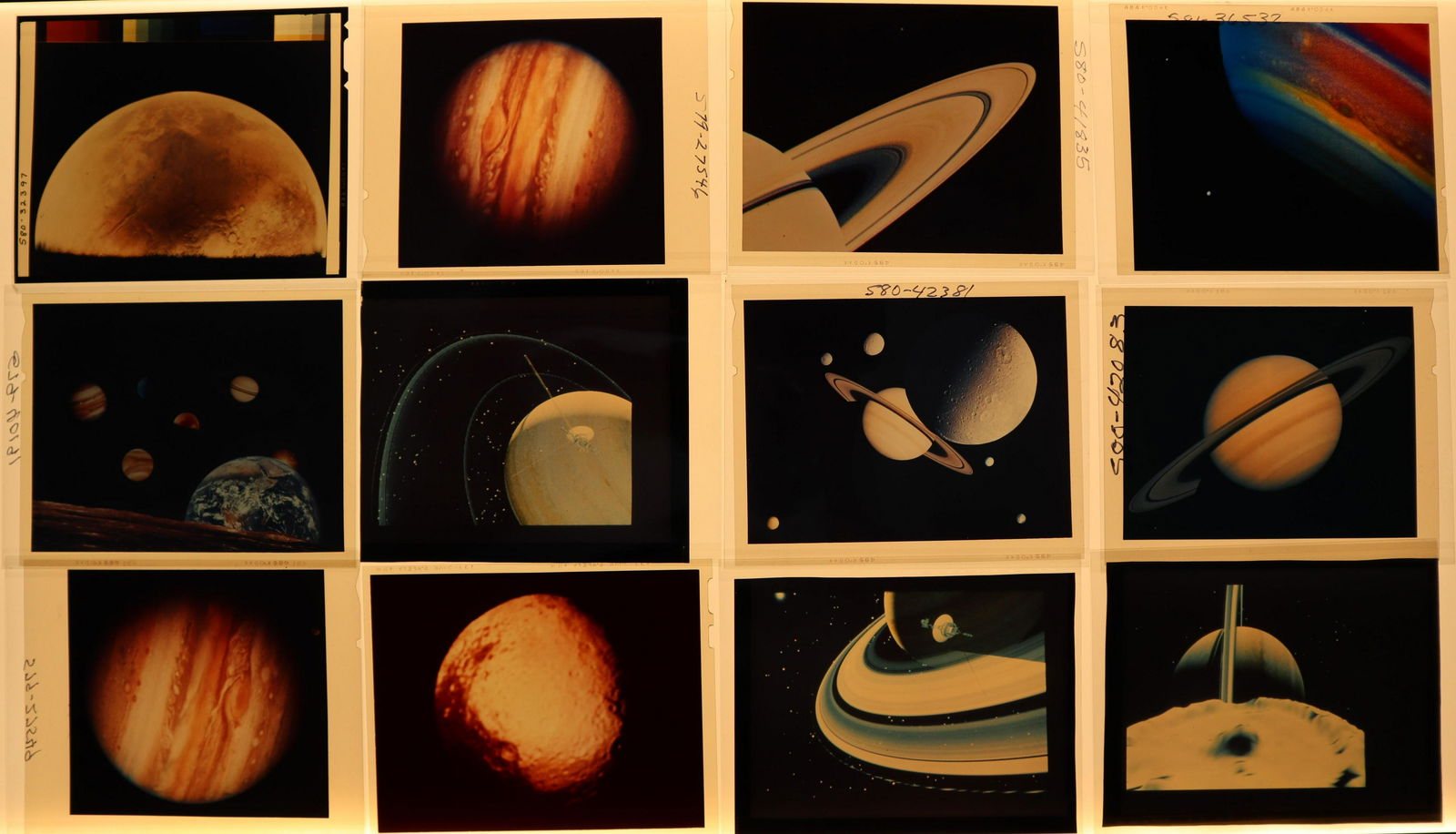 12 - NASA Planetary 4" x 5" Color Positives (1 of 2)