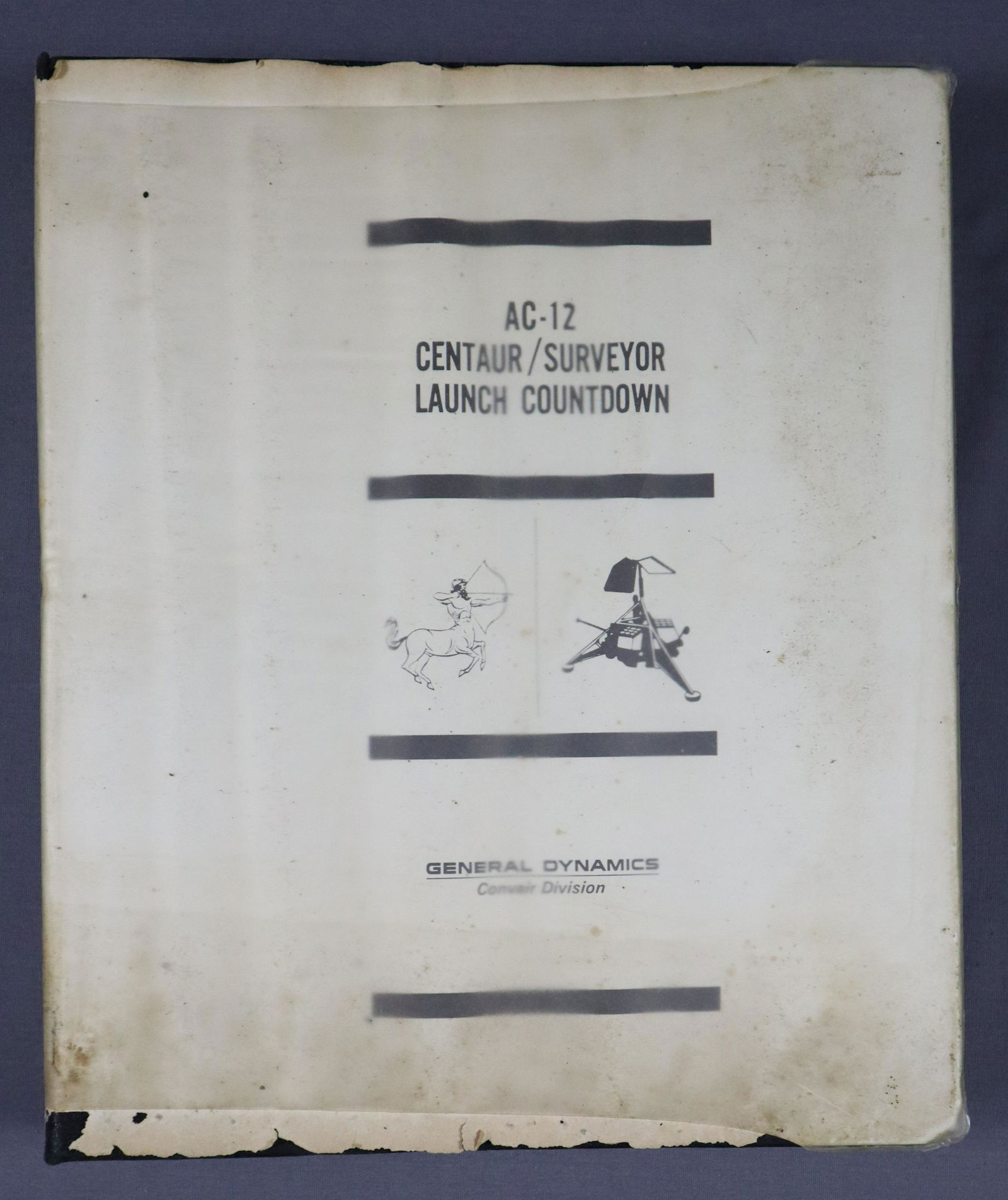 Apollo 12 Atlas Centaur Launch Countdown Manual (1 of 8)