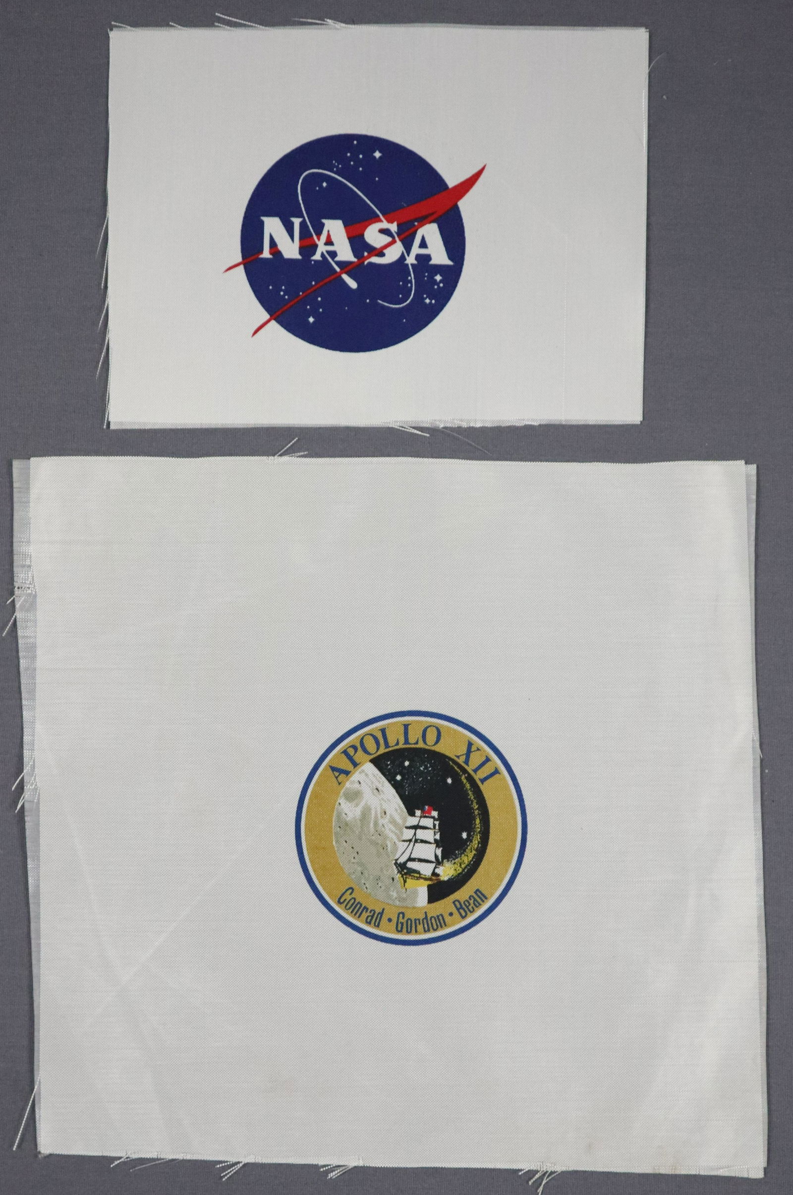 Apollo 12 & NASA Meatball Beta Cloth Patches (1 of 2)