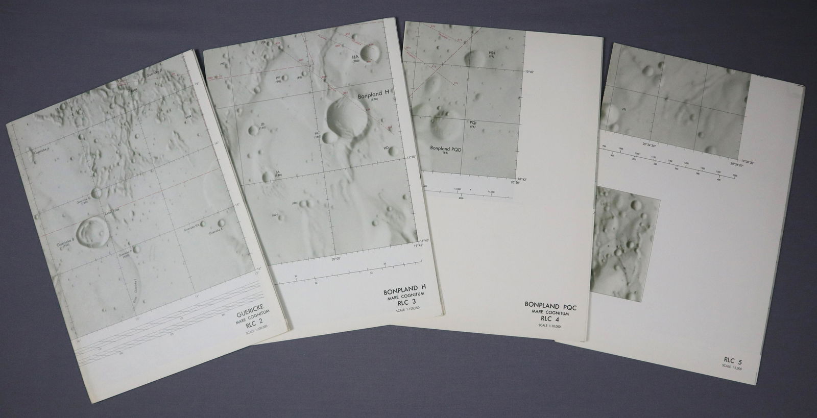 Ranger VII Lunar Charts RLC 2 - 5 (1 of 3)