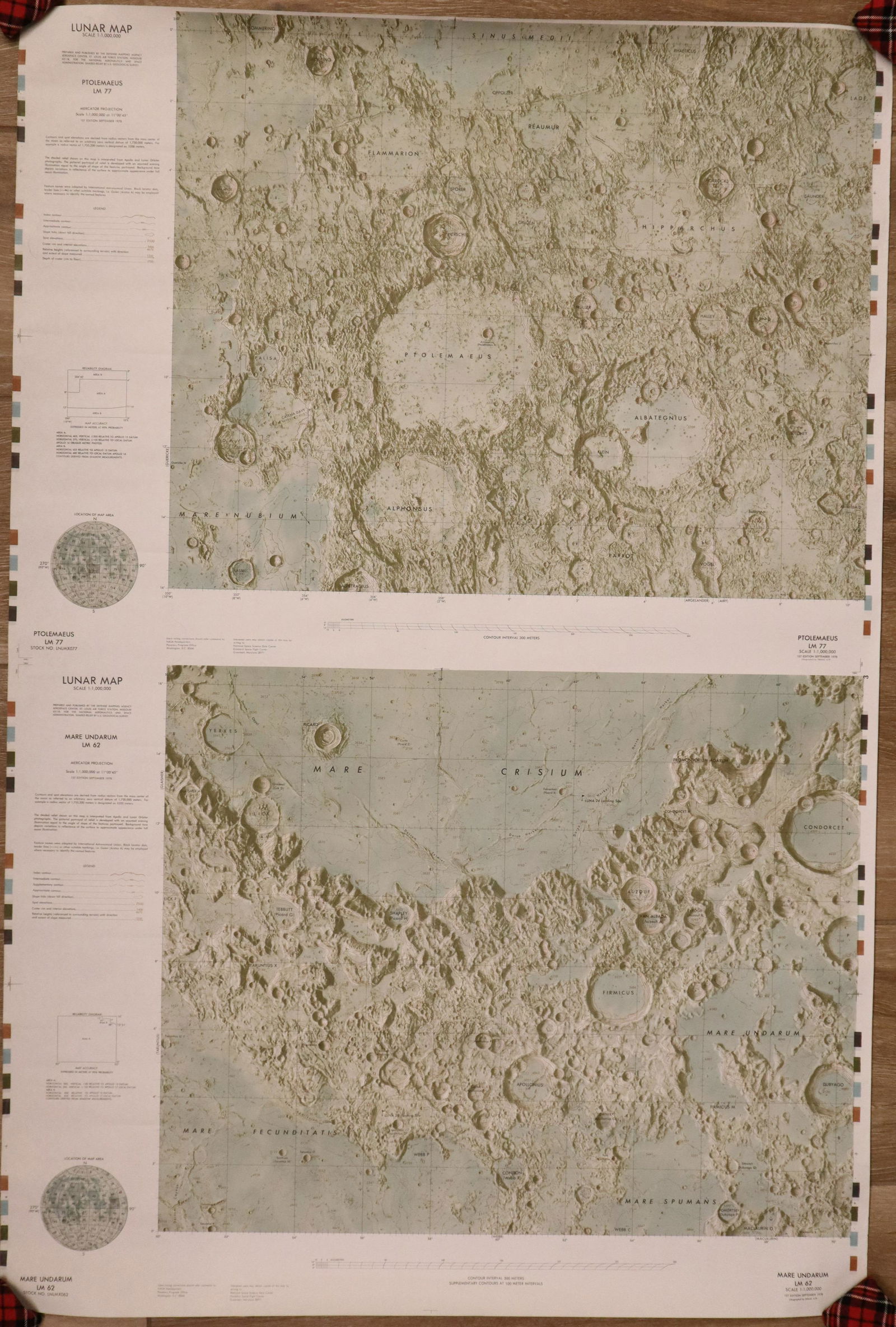 Lunar Map 30" x 44" (1 of 1)