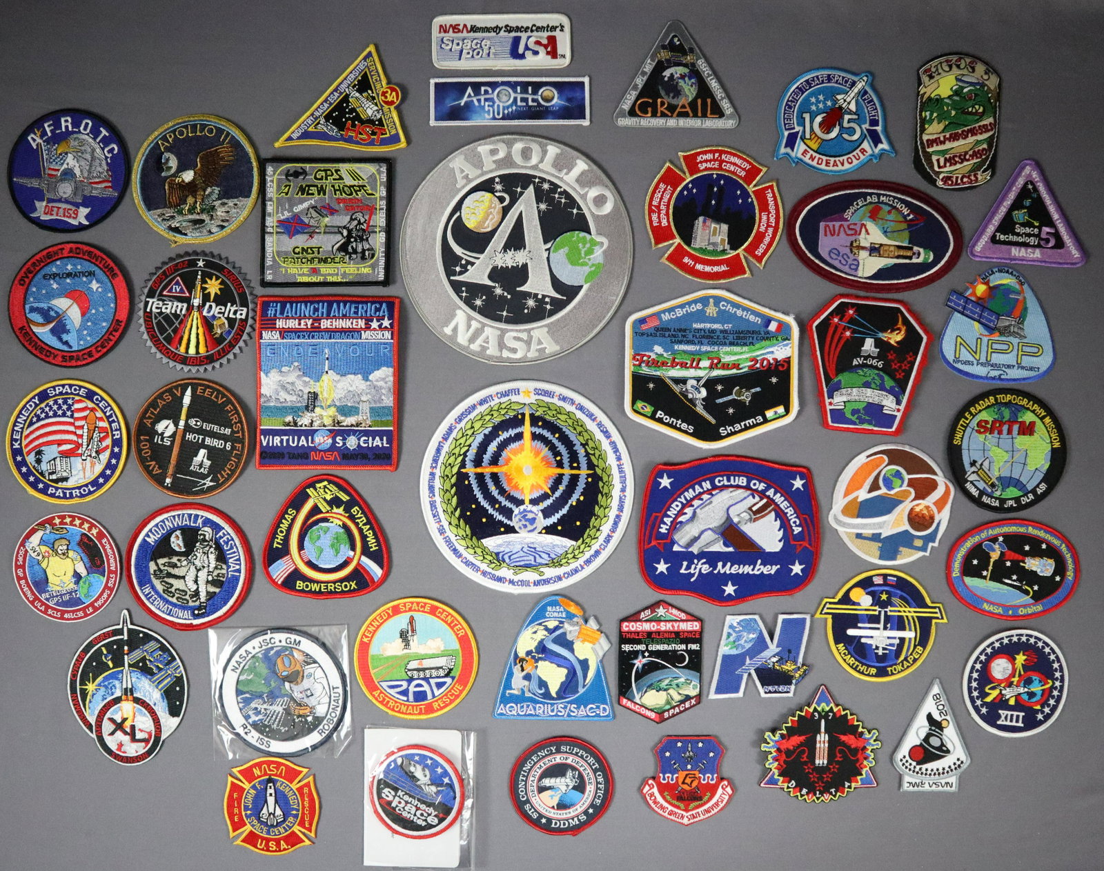40+ Space Related Embroidered Patches (1 of 2)