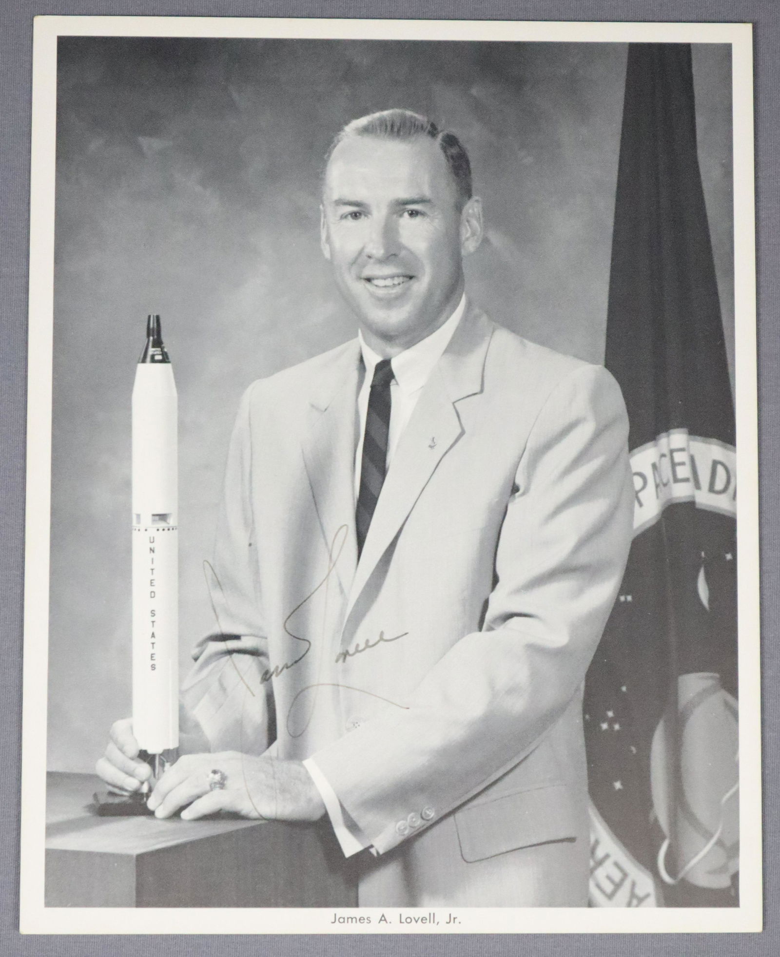 James Lovell Signed Vintage Lithograph (1 of 2)