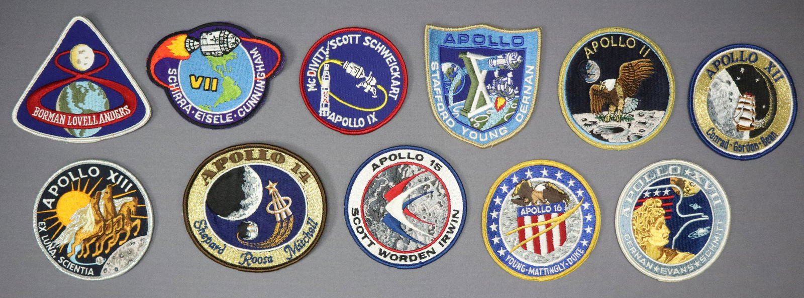 11 - Vintage Apollo Mission Cloth Back Patches (1 of 2)