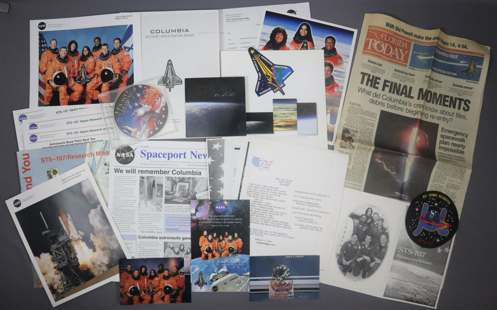 STS-107 Columbia Final Mission Collection (1 of 8)