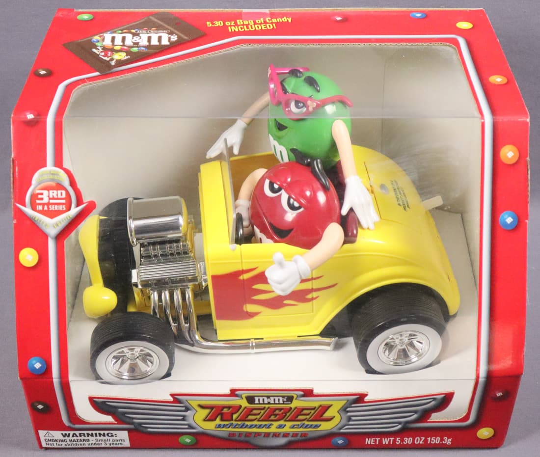 M & M Rebel Without A Clue Candy Dispenser Hot Rod (1 of 4)