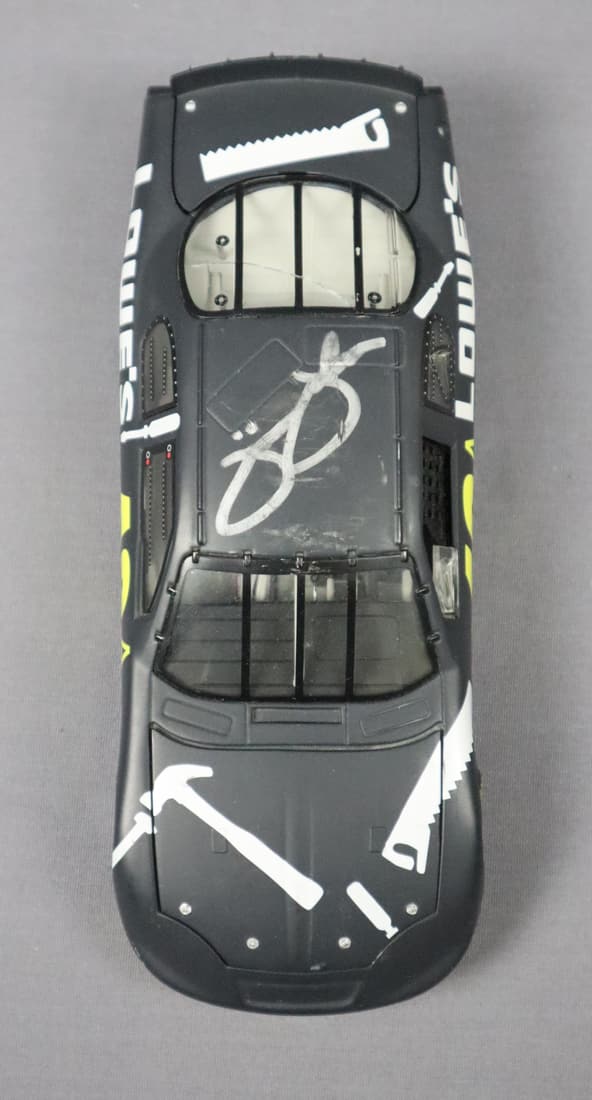 Jimmy Johnson Signed #48A Stock Car 1/18 Scale Die Cast Model Car (1 of 4)