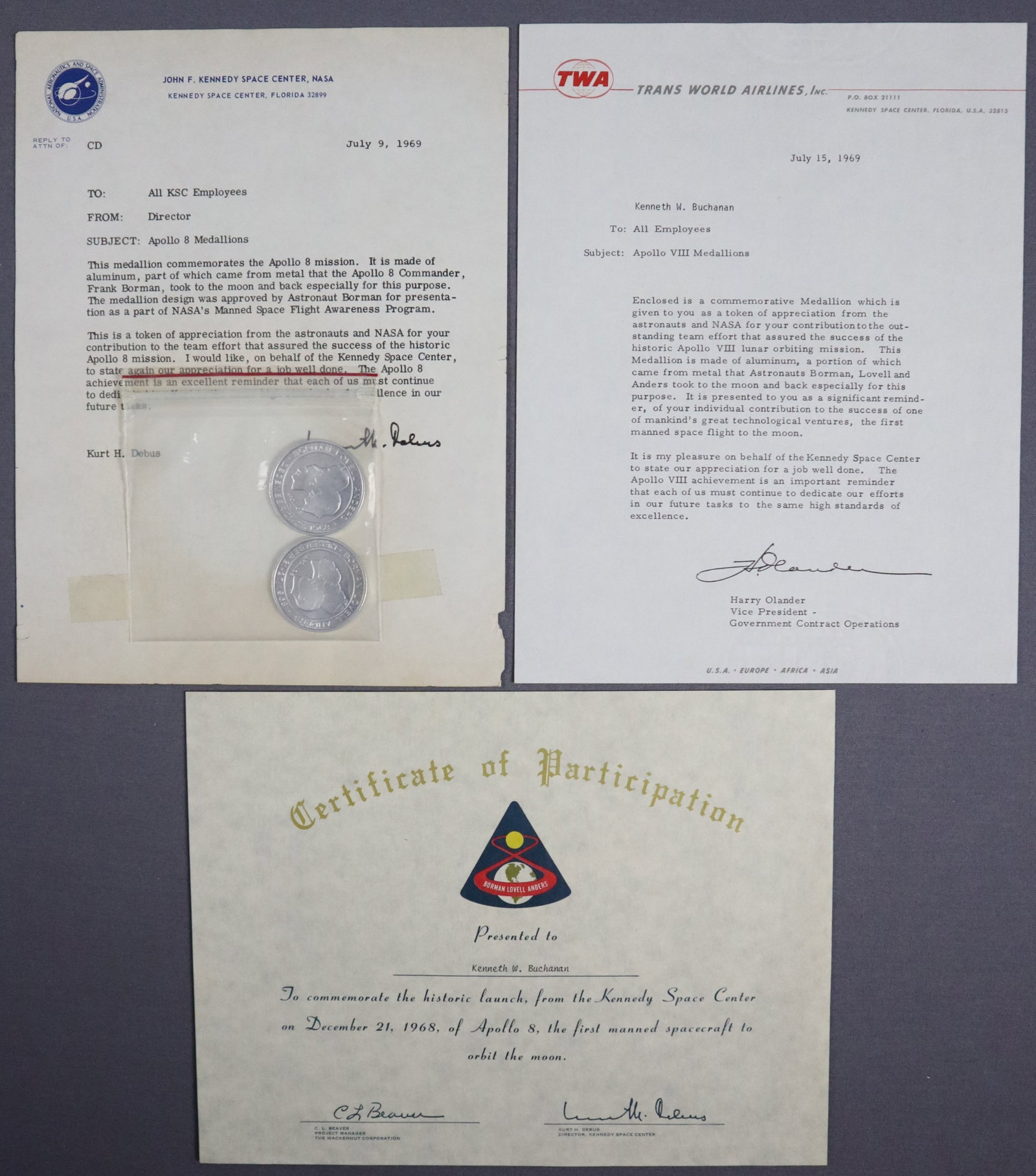 Apollo 13 50th Anniversary Limited Edition NASA Flown Metal Medallion - Official Collectible 11 thumbnail image