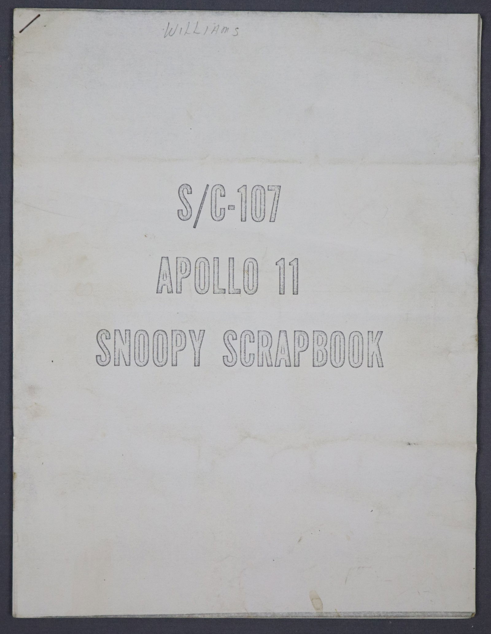 Apollo 11 Snoopy Scrapbook Vintage Copy (1 of 5)