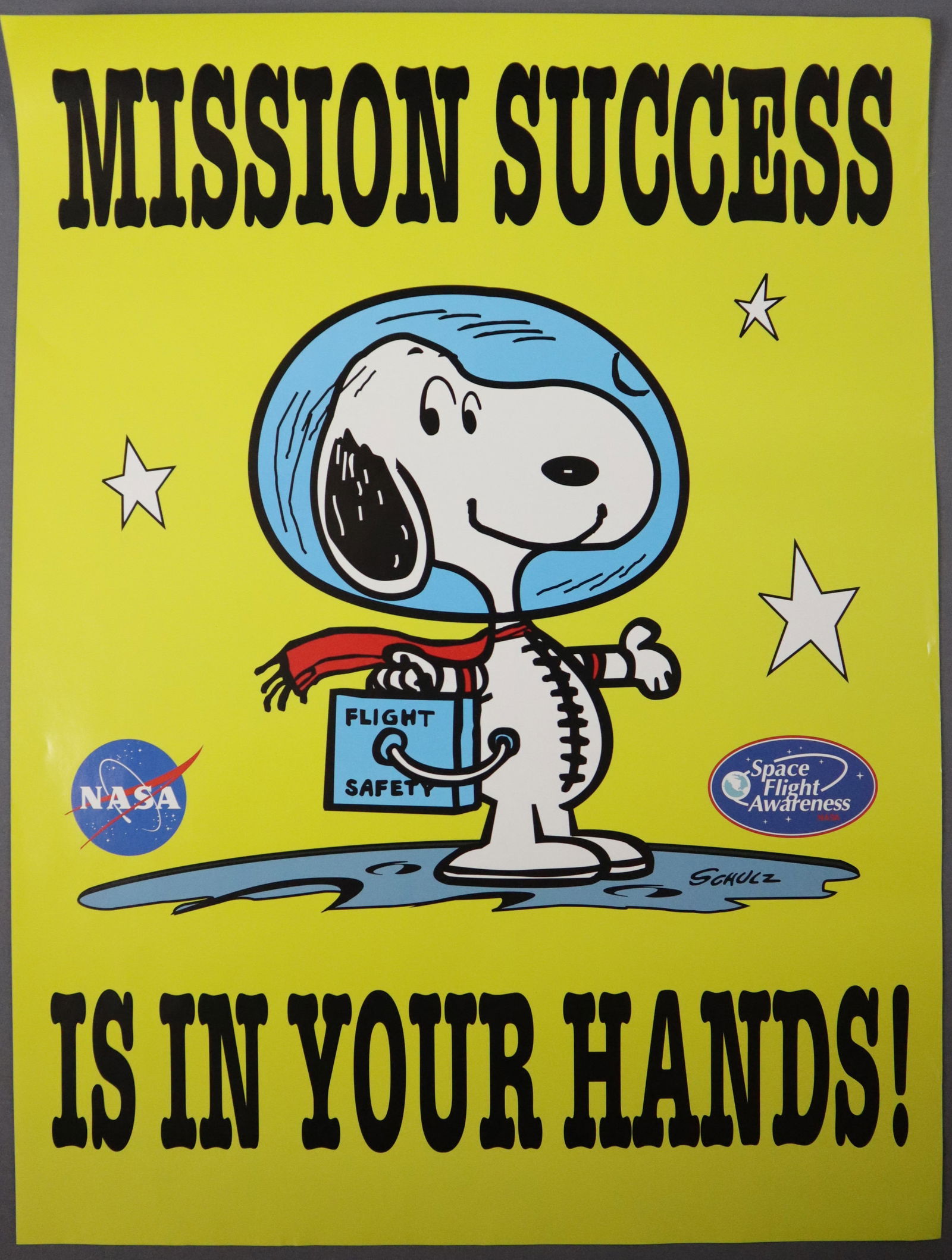 Space Flight Awareness "Mission Success" Snoopy Poster (1 of 2)