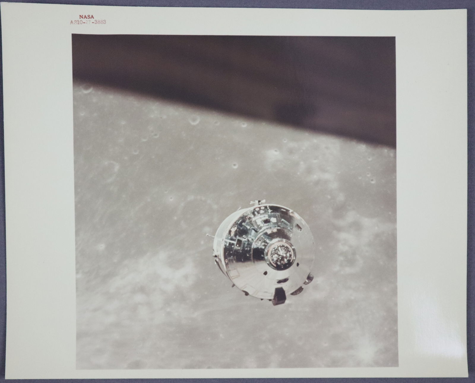 Apollo 10 Red Numbered Photograph of the Command Service Module (1 of 2)