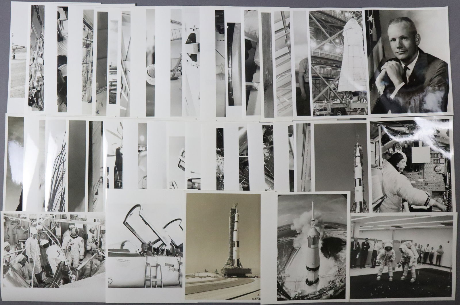40 Original NASA Apollo 11 Glossy Press Photographs (1 of 2)