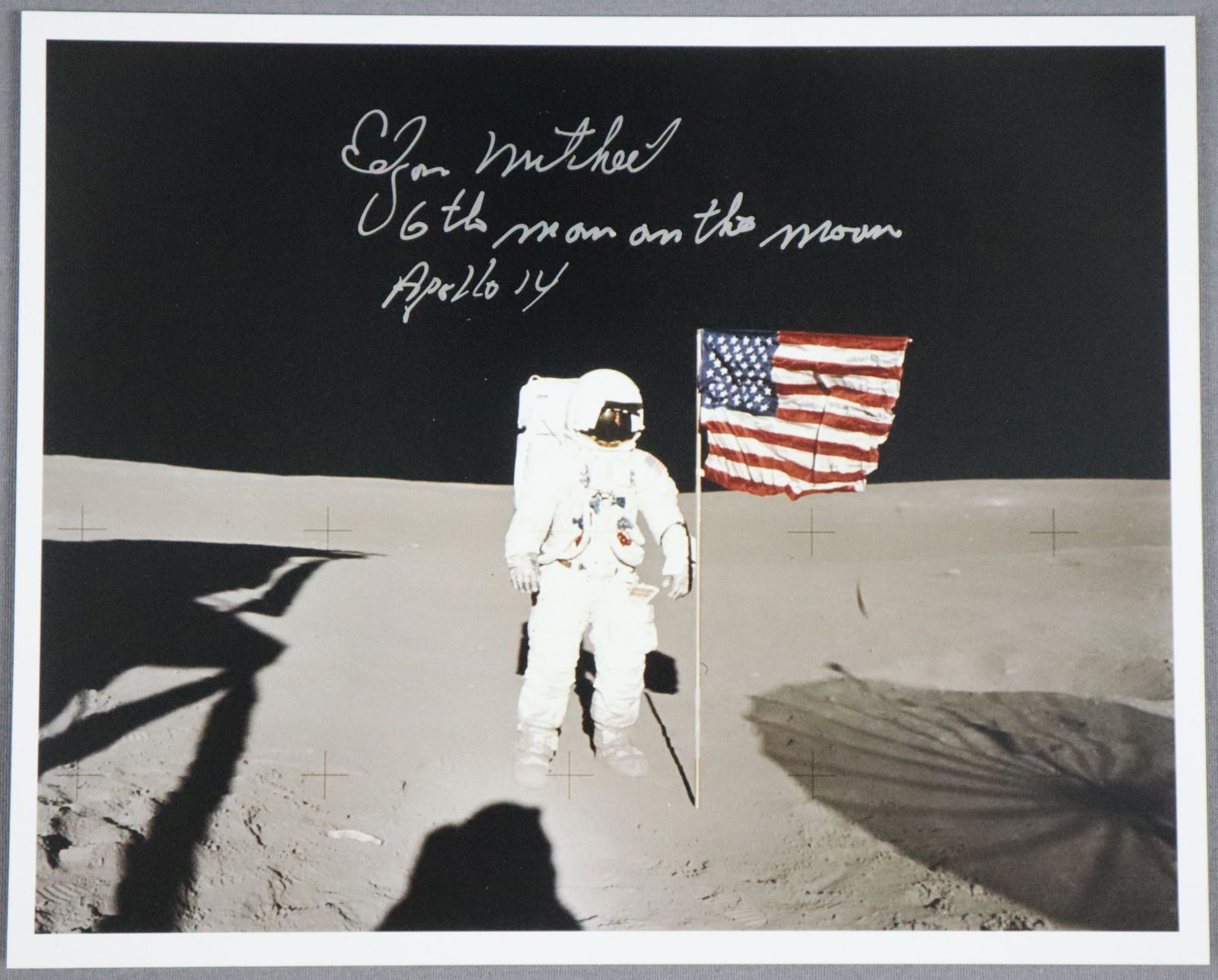 Edgar Mitchell 6th Man on the Moon Signed Photograph (1 of 2)