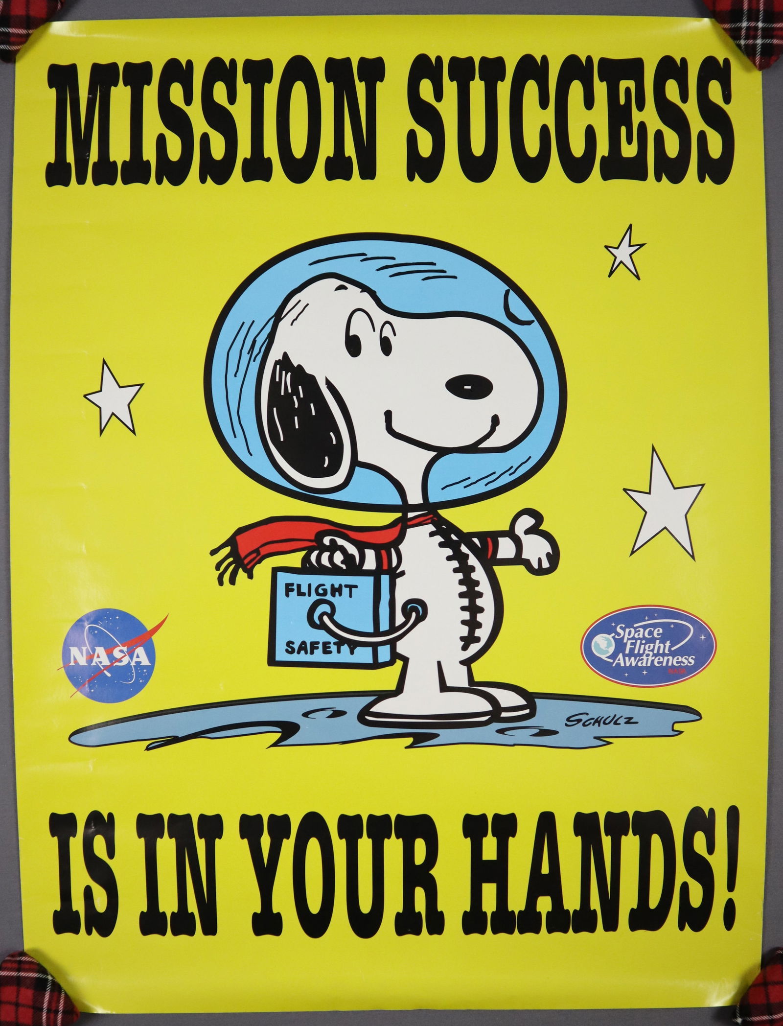 Snoopy Manned Flight Awareness Poster (1 of 1)