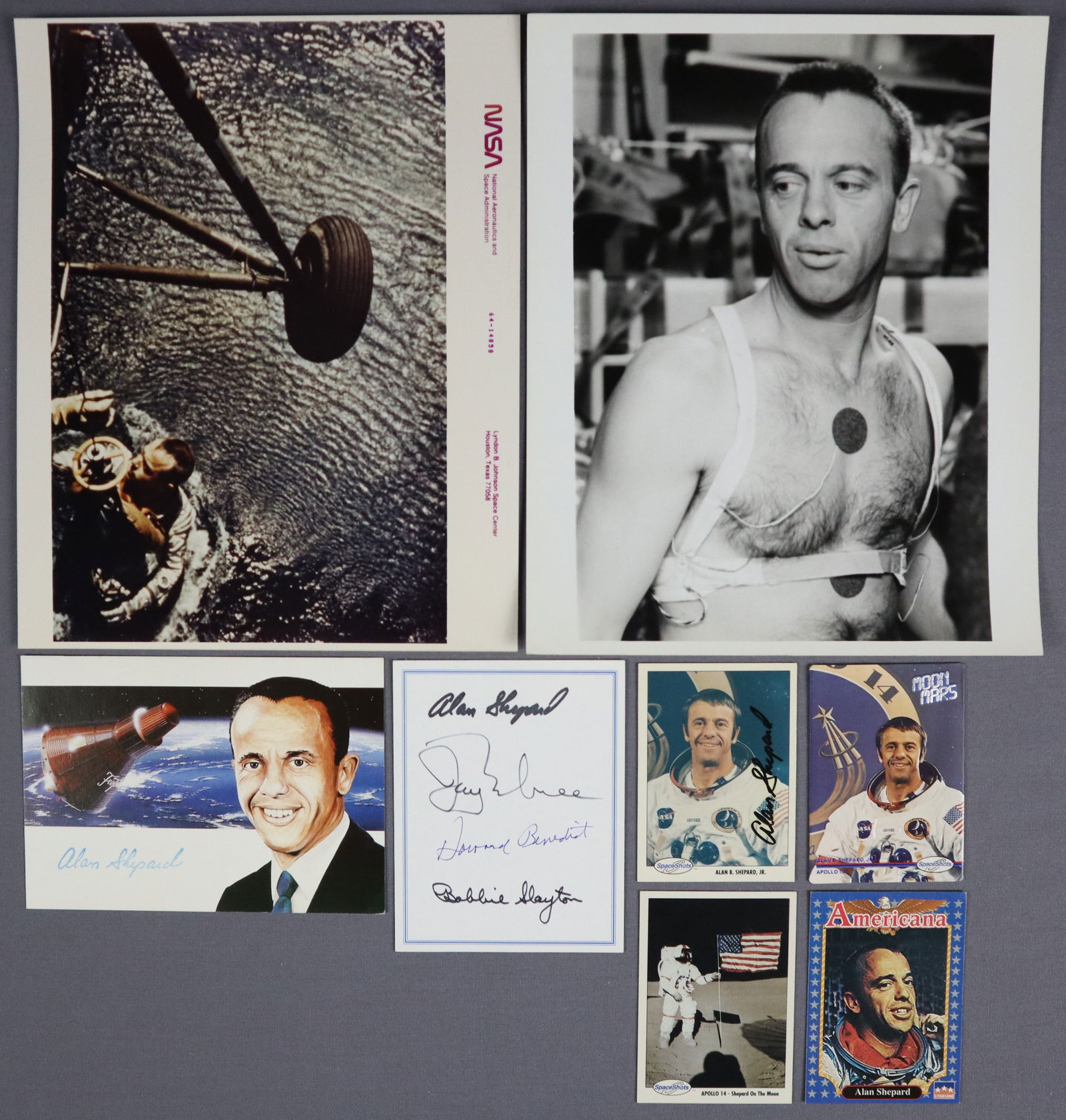 Alan Shepard Collection with Hand Signed Items (1 of 3)